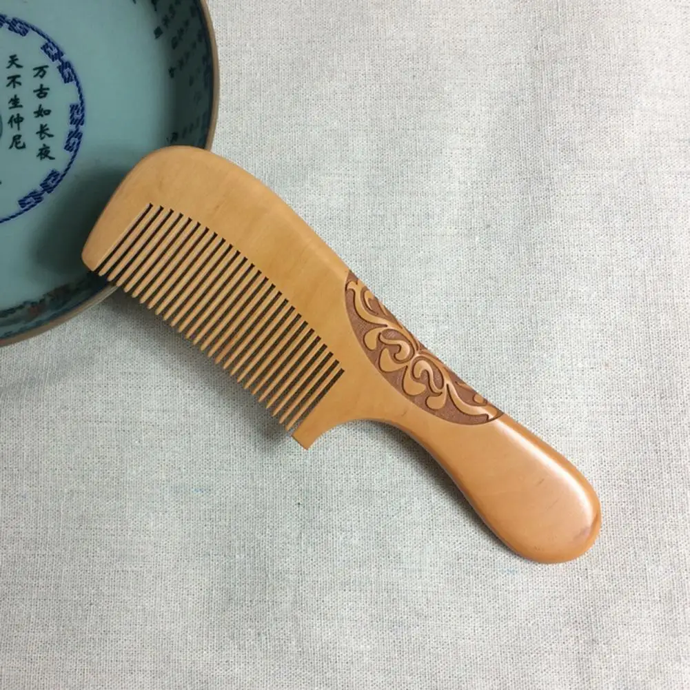

Handle Helpful Hair Styling Massage Comb Print Comb Lightweight for Gift
