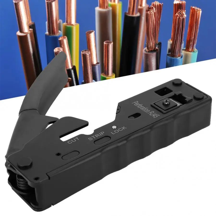 Инструмент RJ45 для сетевой магнитной обжимной инструмент Cat7 Cat6 Cat5 Модульные