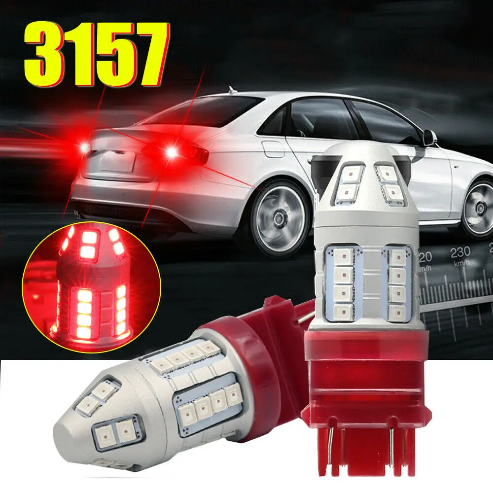 

Крассветодиодный светодиодные лампы Canbus 3030SMD T20 7440 7443, 2 шт., супер яркие светодиодные лампы 7444 7444NA W21/5 Вт, светодиодный стоп-сигналы, задние фонари для Honda