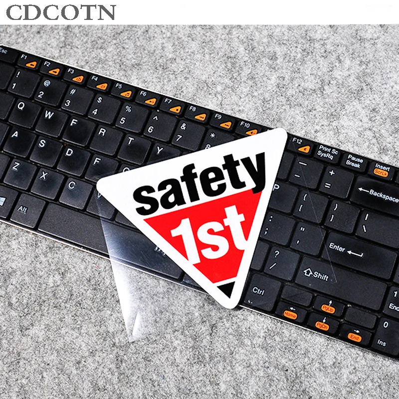 2 шт./компл. автомобильные наклейки обратите внимание на безопасность автомобиля