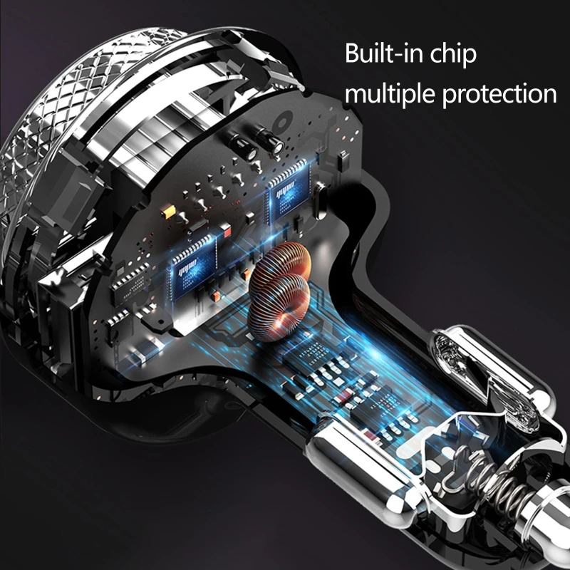 

QC3.0 FCP AFC Fast Car Charger Cigarette Lighter Charge Bluetooth5.0 Wireless