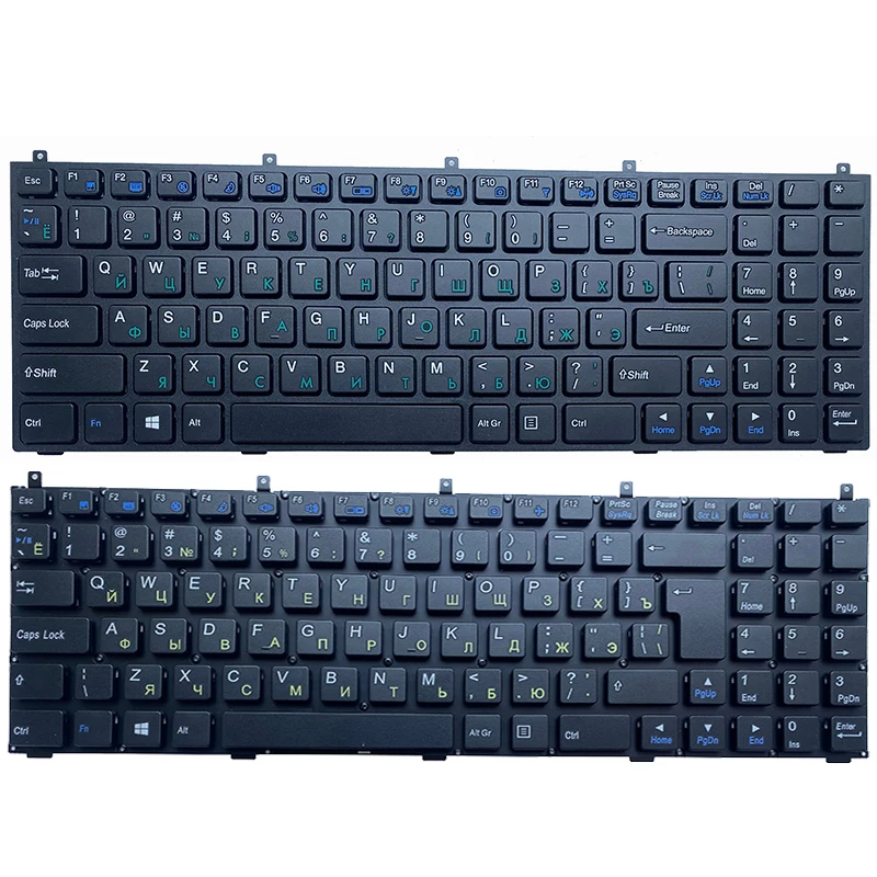 Русская клавиатура для Casper W76 W760 W762 W765 P150 P150HM P170HM P151EM W150 W150HRM W150ER W170ER E713X M980NU M98NU