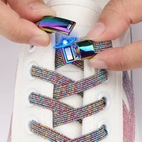 rainbow elastic shoelaces for sneakers shoelace magnetic lock no tie shoe laces kids adult lazy laces one size fits all shoes