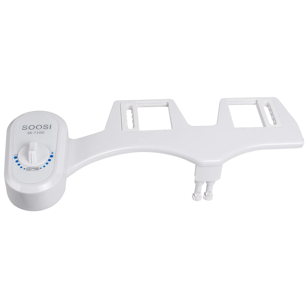 Сиденье для унитаза биде неэлектрическое самоочищающееся двойное сопло