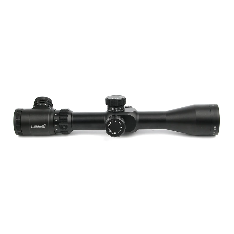 LEBO TP 4-14X44 SFIR первый фокальный прицелы тактический оптический прицел сбоку параллакса охотничьи прицелы, 11/20 мм железнодорожное соединение