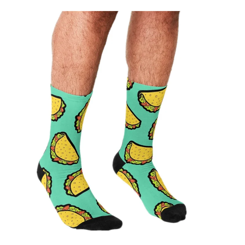 Забавные мужские носки 2021 счастливые в стиле хип хоп с принтом бесконечный