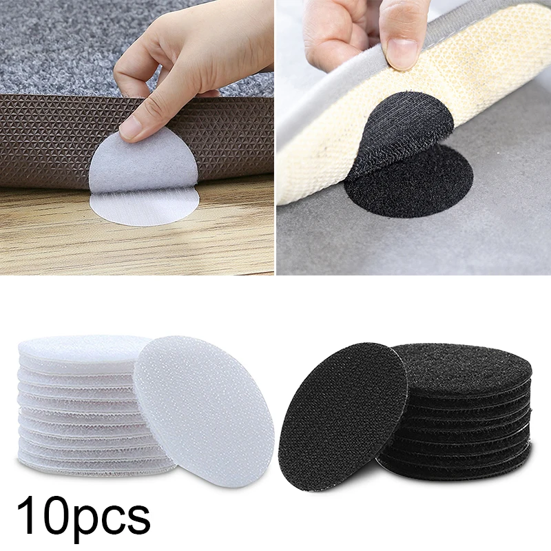 

Hook Loop Double Sided Sticky Tape PVC Sticker Rug Mat Carpet Gripper Pad Parts