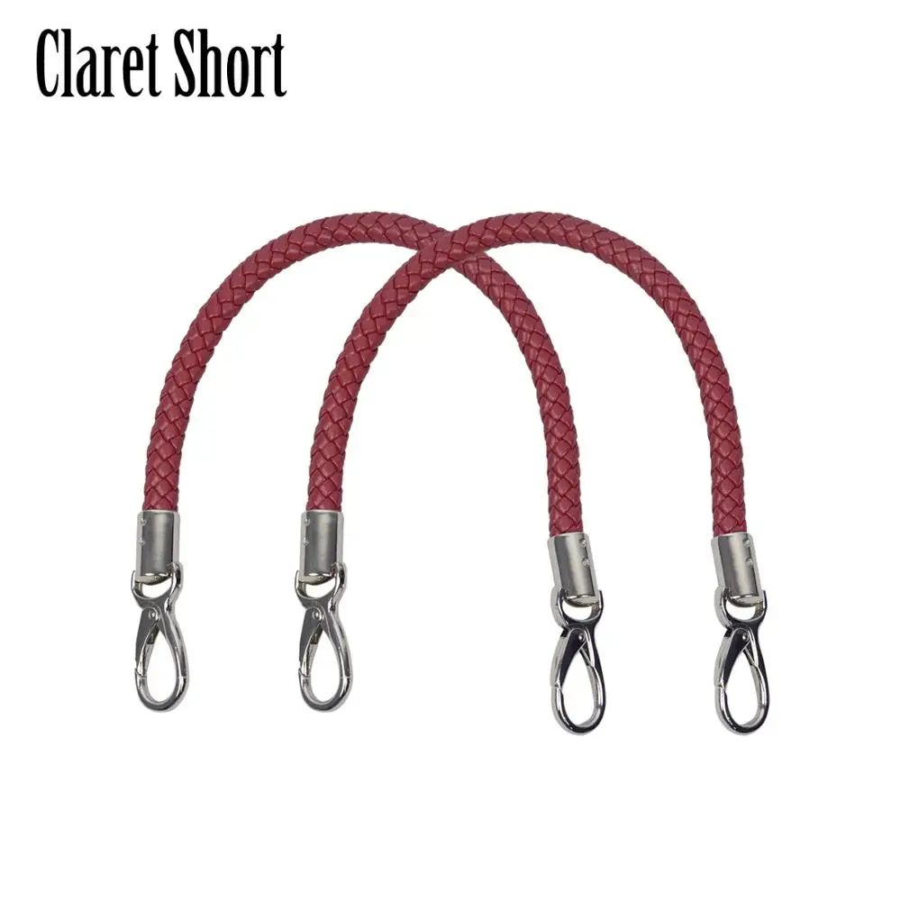 claret short TANQU Новинка 1 пара Obag ручки длинный короткий ремень для Obag EVA Obag женская сумка через плечо - Цвет: claret short