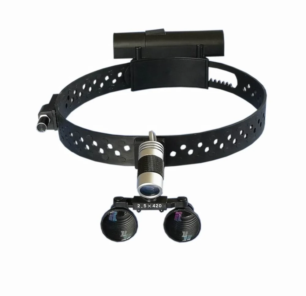 

dental surgical head magnifier with led light