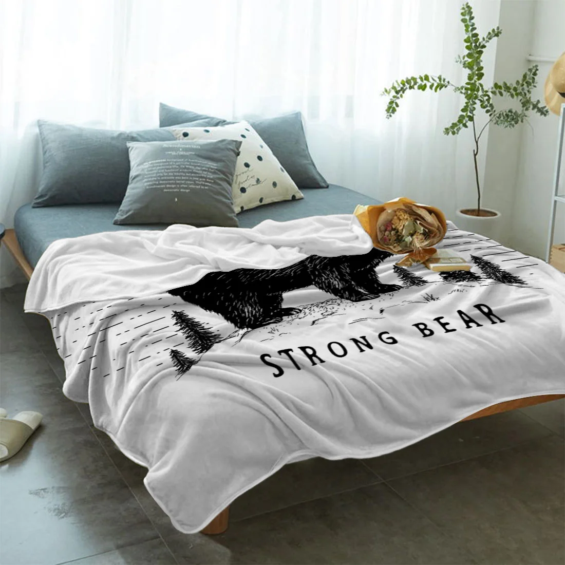 Steep Cliff Fault Mountain Range Flannel Fleece Bed Blanket Bedspread Coverlet Cover Soft Lightweight Warm Cozy Blankets | Дом и сад