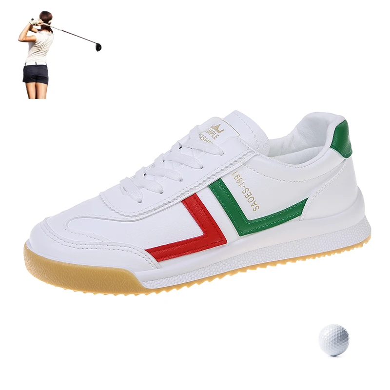 

Women Golfing Shoes Flat Non-slip Turf Golf Sneakers Golfer Outdoor Walking Girls Sports Shoes Comfortable Golf Trainers