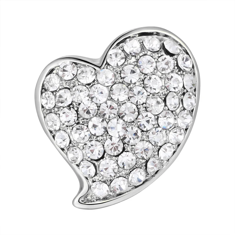 Новые модные обручальные кольца с кристаллами в форме сердца Лидер продаж