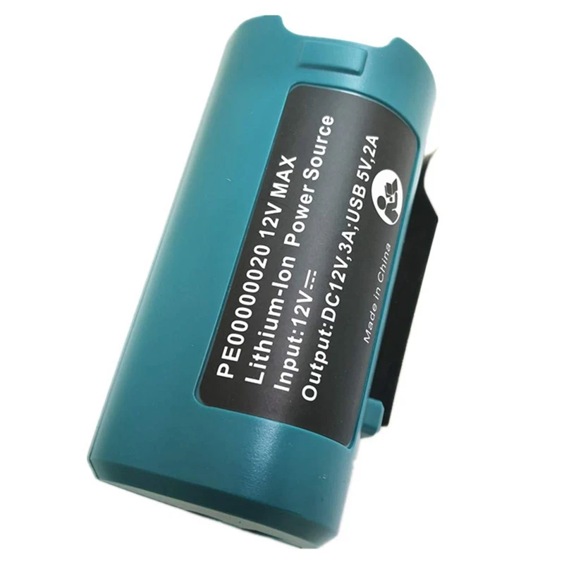 

Usb-источник питания для Makita Pe00000020, зарядное устройство с подогревом, адаптер, конвертер 10,8 В/12 В, литий-ионный Bl1013 Bl1014