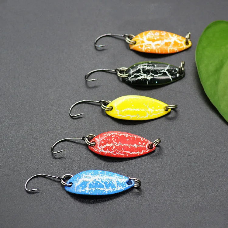 5pcs Mix Color 3.2cm 3g Fishing Spoon Lure Swim Bait Isca Artificial Trout Pesca Tackle Leurre Truite Spoons | Спорт и развлечения