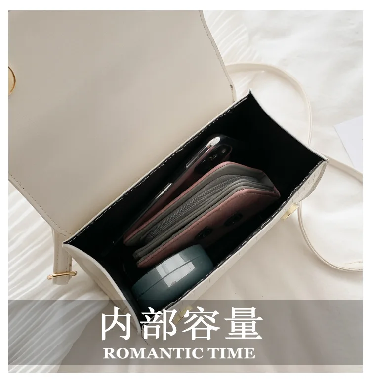 

Crocodile Pattern Messenger Bags for Women PU Leather Small Square Shoulder Bag Ladies Tote Handbags Evening Clutch Purse Bolsa