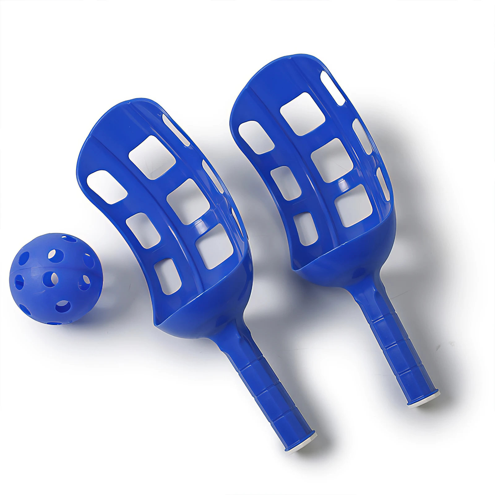 

Blue Scoop Ball Set Catching Game Trackball Sport Lacrosse Racket Game Toys For Children And Adults Birthday Gifts Catch Ball