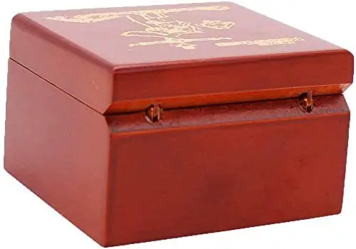 Музыкальная шкатулка из аниме резная деревянная музыкальная с заводным