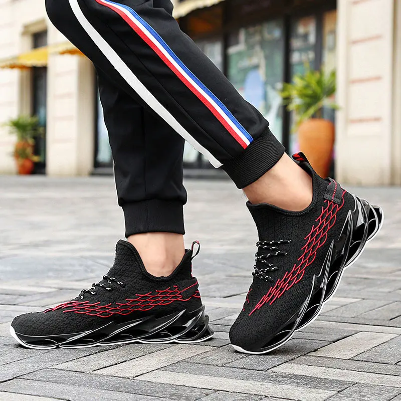 

New Outdoor Men's Running Sneakers For Men Casual Walking Jogging Sneakers High Quality Breathable Sports Blade Sports Shoes