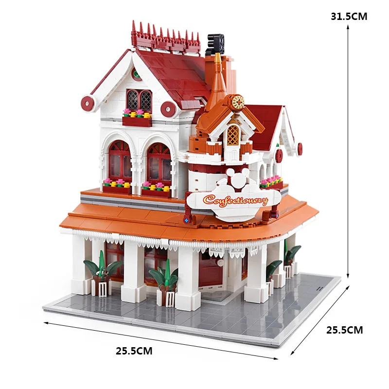 Форма King MOC 11003 креативная модель уличного вида для ресторана строительные блоки