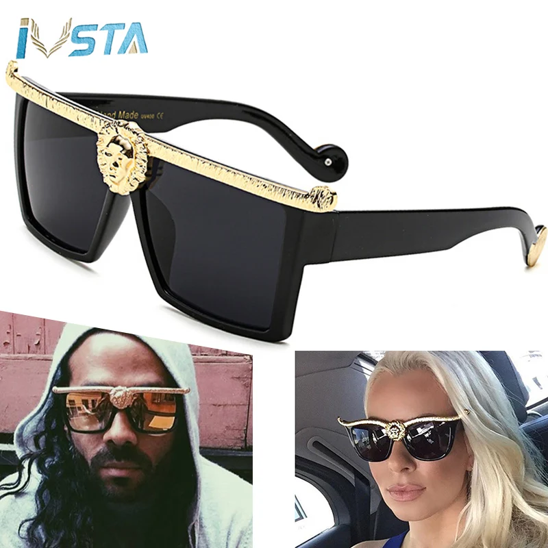 Очки IVSTA в стиле стимпанк для мужчин и женщин роскошные солнцезащитные с 3d