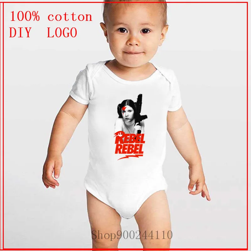 Дизайн Новорожденный принцесса Лея Rebel летний детский комбинезон для мальчиков и