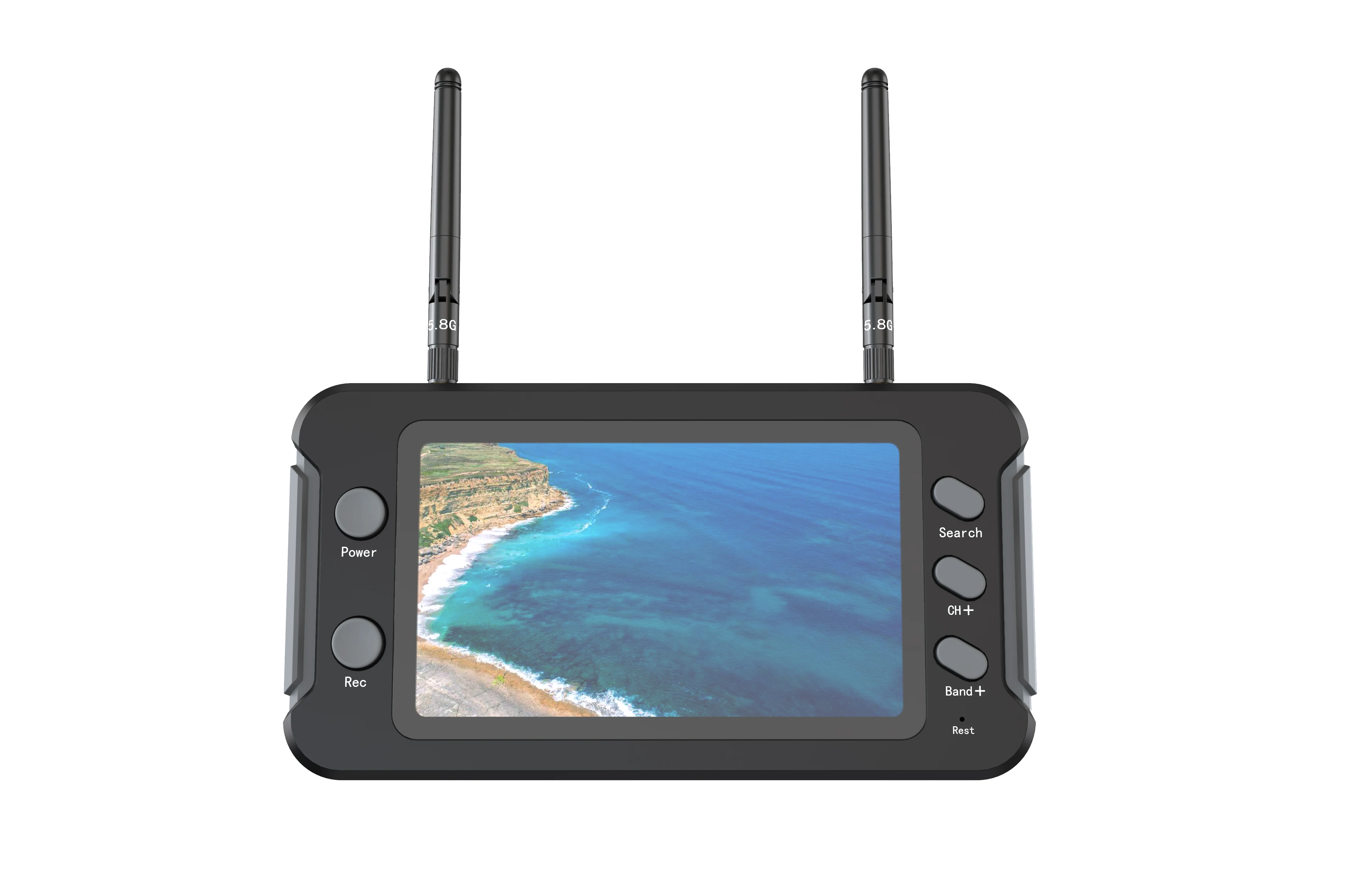 FYS 5,8G FPV монитор с DVR 40CH 4,3 дюймов ЖК-дисплей 16:9 NTSC/PAL автоматический поиск видеозаписи для радиоуправляемого мультикоптера FPV дрона