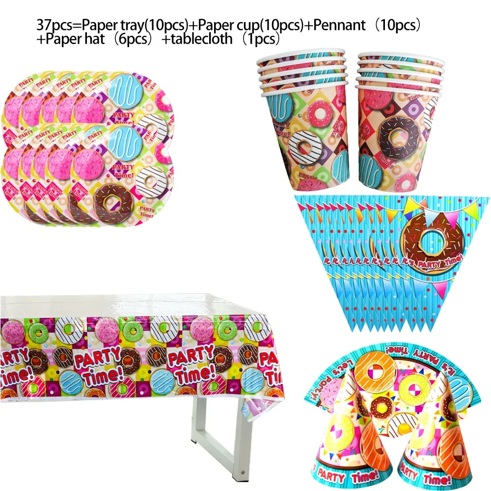 Пончики украшение для дня рождения товары вечерние Ринок баннер будущей мамы