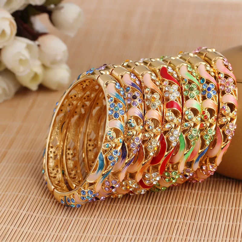 

Free shipping Yiwu small adorn article new fashion diamond crystal bracelet fine cloisonne bracelet enamel handicraft wholesale