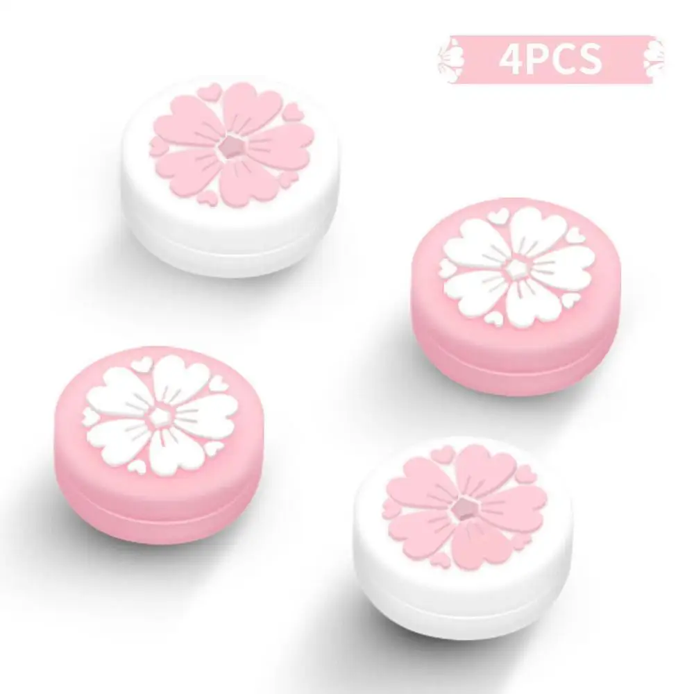 Милая девочка цветок Сакура палка для большого пальца ручка Крышка джойстика