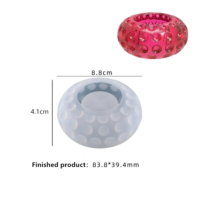 Круглые формы для подсвечников из цементной глины силиконовая форма сделай сам