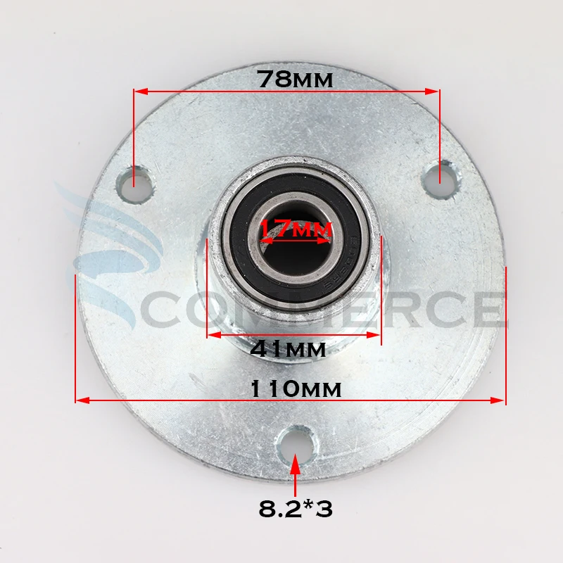 6 дюймов 3 отверстия Передняя Ступица колеса с уплотнением подшипника подходит