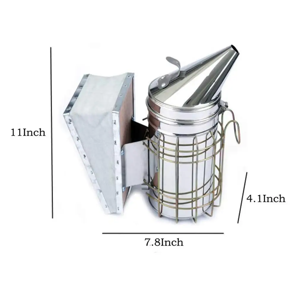 

10 Pcs Beekeeping Tool Stainless Steel Set Beekeeping Starter Kit Supplies Bee Smoke Transmittere Beekeeping Keeping Tool