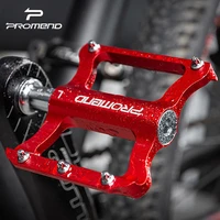 promend mtb bike pedals cnc du bearing waterproof cycling pedal high speed mountain road bicycle pedal accessories ultra light