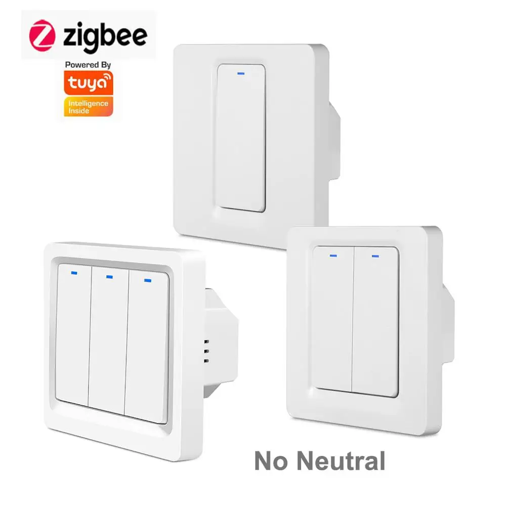 Zigbee умный переключатель дистанционного Управление Wi Fi кнопочный настенный