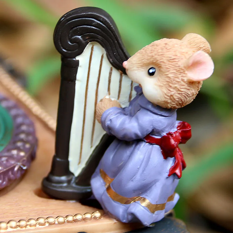 Винтажная музыкальная шкатулка граммофон рождественский подарок БелКА для