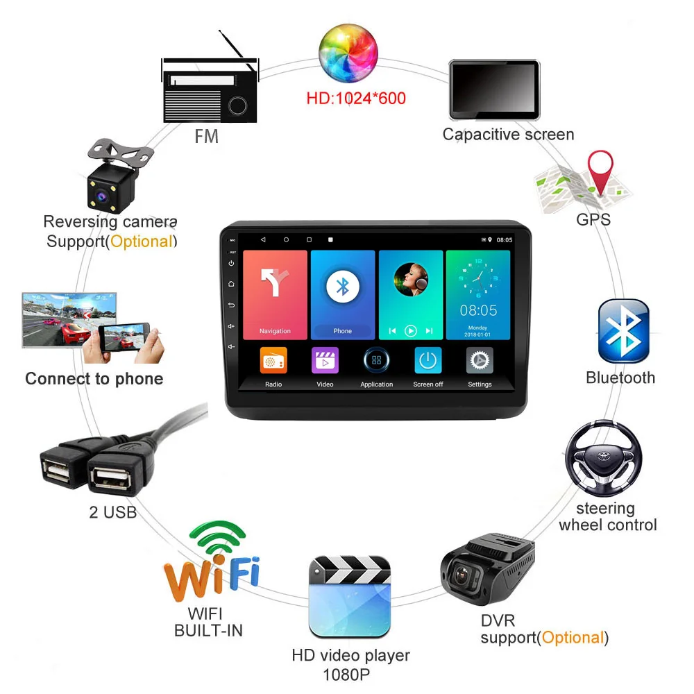 9 дюймов Android 2 Din Автомобильный мультимедийный стерео плеер для Jeep Grand Cherokee 2014 2015