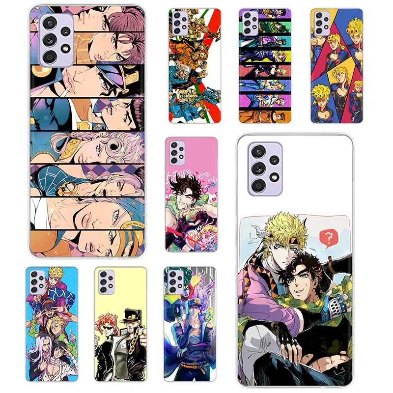 

JoJo Bizarre Adventure Case Coque For Samsung Galaxy A52 A51 A71 A50 A12 A22 A32 A42 A72 A70 A21S A41 A40 A30 A11 Cover Funda