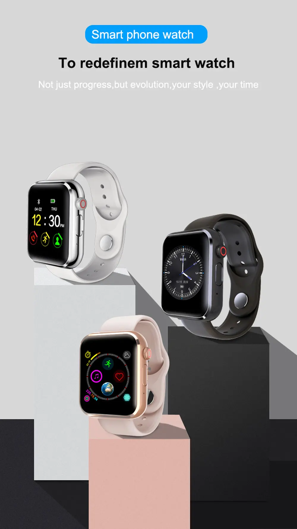 Bluetooth Смарт часы для мужчин и женщин с камерой шагомер поддержка SIM TF карты Smartwatch Whatspp будильник часы для Android