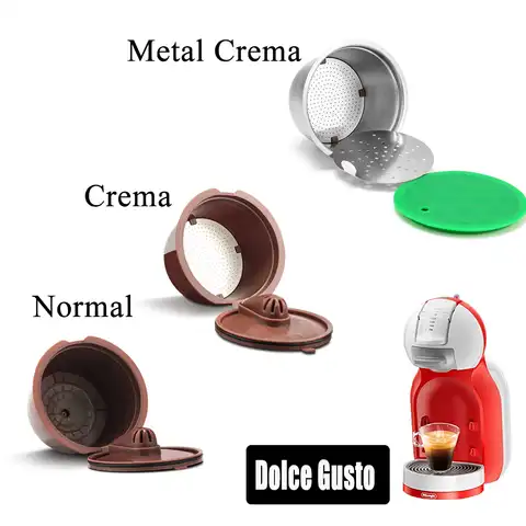 Многоразовый фильтр Pod для Nescafe Dolce Gusto из нержавеющей стали кофейная капсула пластиковая многоразовая корзина для капельницы Dolci Gusto