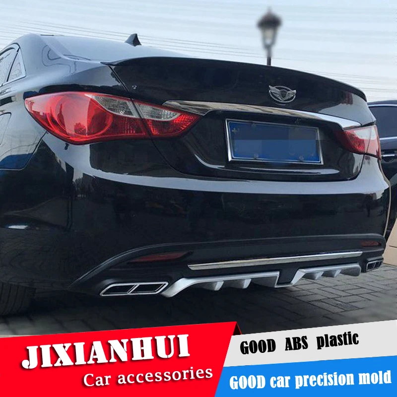 Спойлер для Hyundai Sonata 2011 2013 задний спойлер 8 ABS диффузор переднего бампера защитные