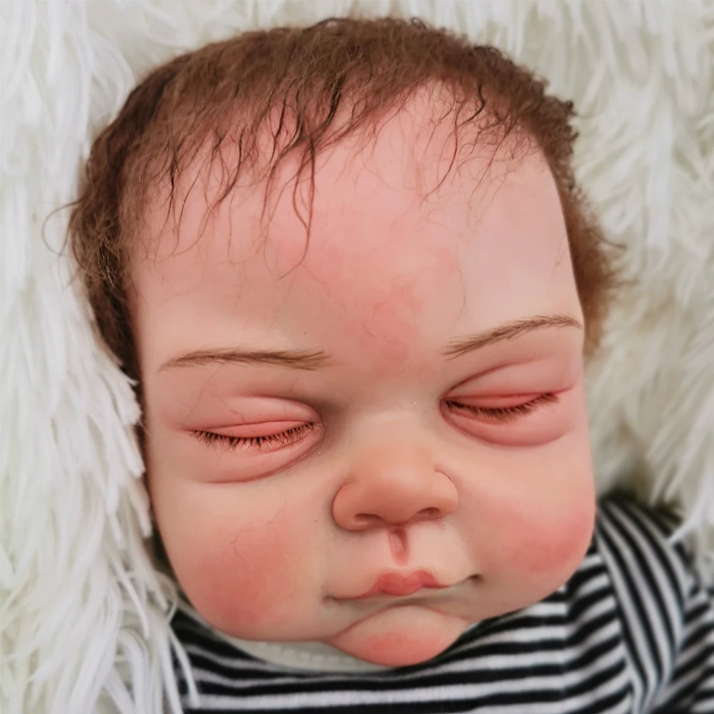 Эксклюзивная кукла bebe reborn 22 дюймов Супер реалистичная силиконовая baby doll