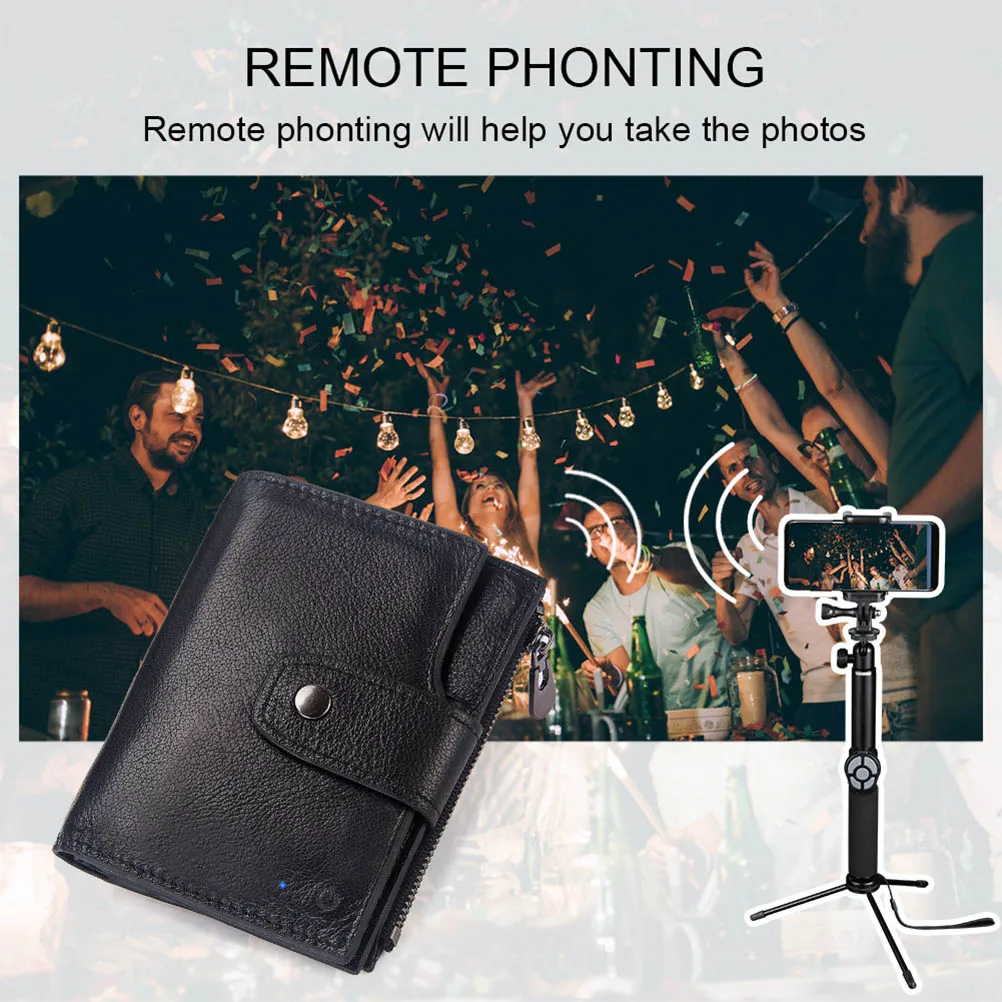 Fashion Smart Men Wallet Rfid Genuine Leather With Alarm GPS Map Bluetooth Coin Purse ID Credit Card Holder Wallets | Багаж и сумки