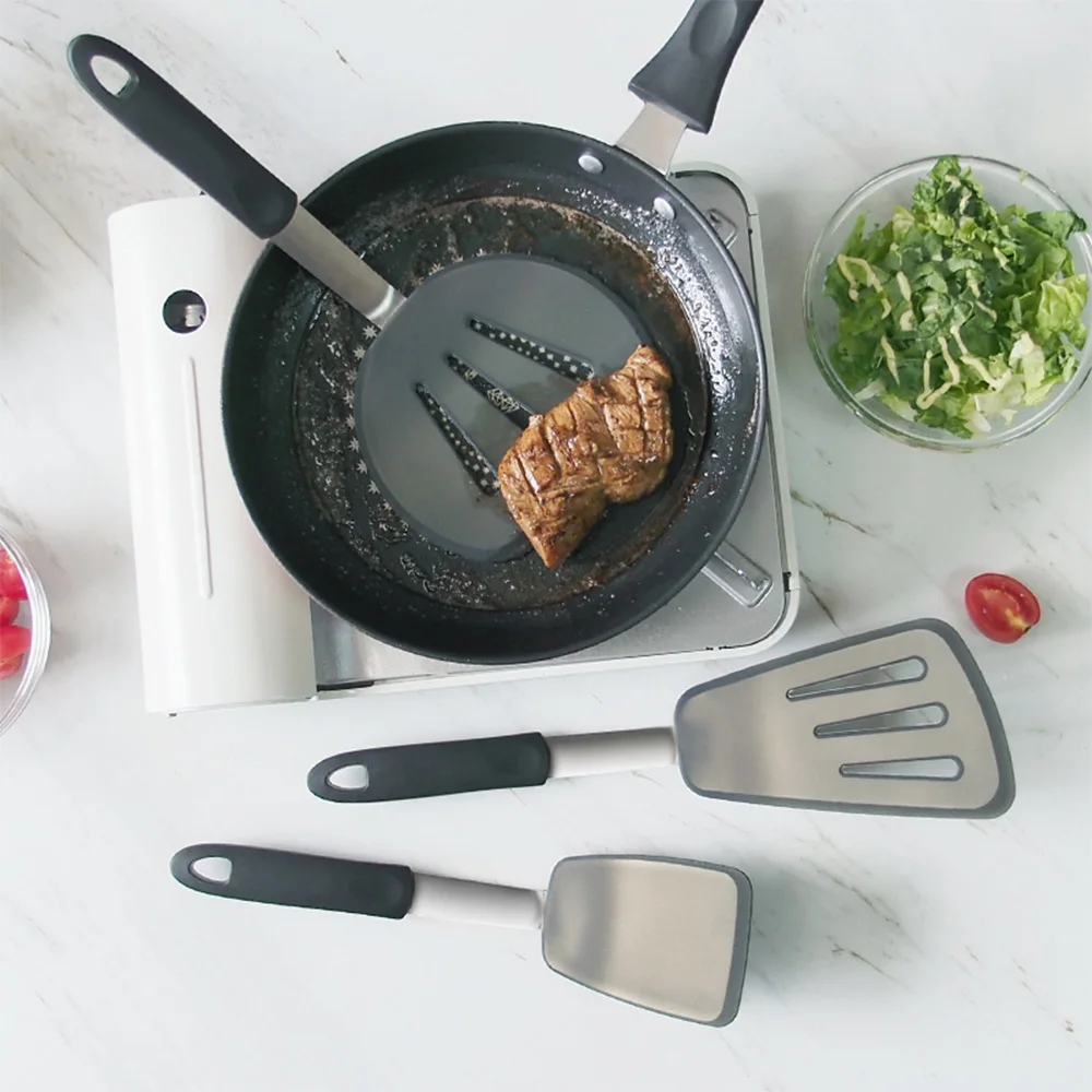 Набор силиконовых шпателей антипригарная кухонная утварь термостойкие не