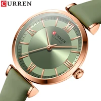 curren 2021 luxury brand new watches for women simple quartz leather clock female elegant wristwatches