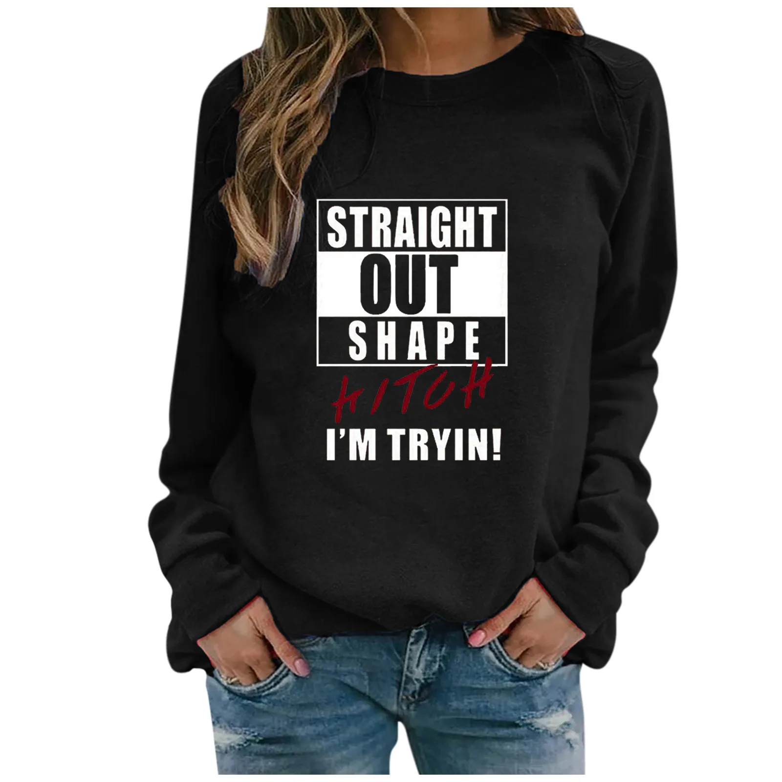 

Модные женские футболки с графическим принтом, Повседневная футболка с круглым вырезом и буквенным принтом, женская футболка в стиле Харад...