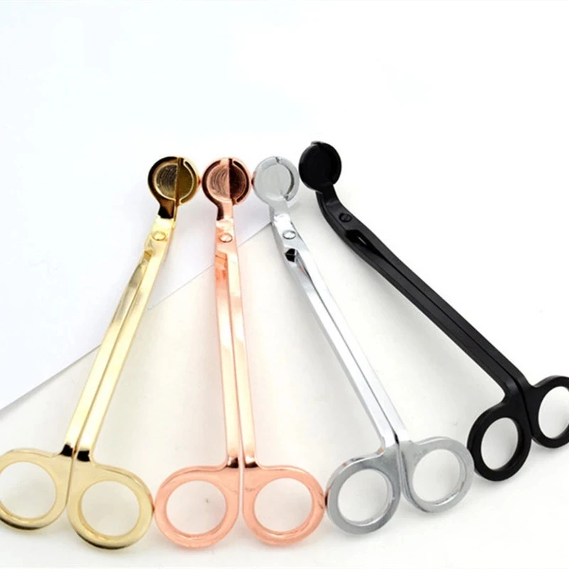 

Durable 17CM Stainless Steel Candle Wick Trimmer Oil Lamp Trim Scissor Tijera Tesoura Cutter Snuffer Tool Hook Clipper
