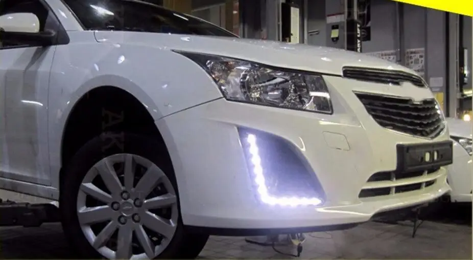Для Chevrolet Cruze Дневной светильник,~ ;! Светодиодный, Cruze противотуманный светильник, astra, astro, avalanche, suburban