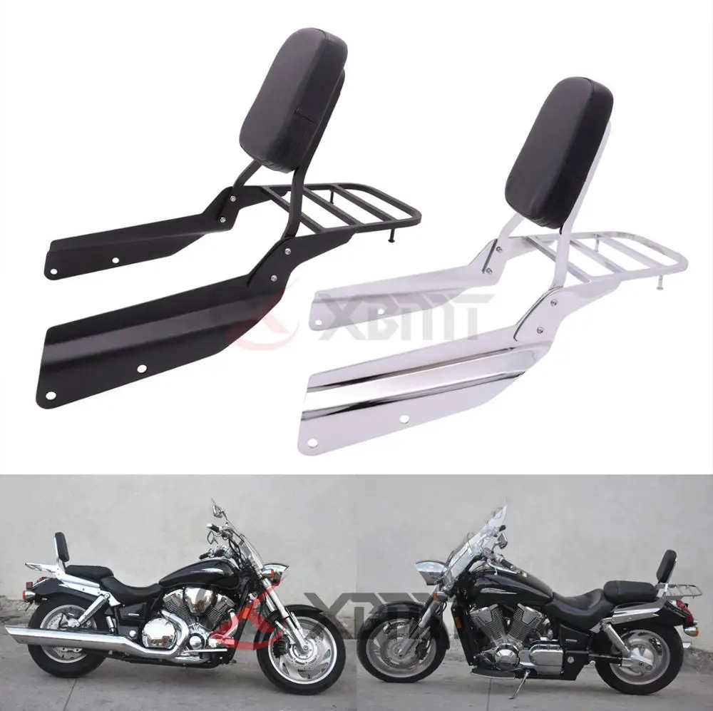 Motorcycle Passenger Backrest Sissy Bar Luggage Rack For Honda VTX 1300 1800 VTX1300 VTX1800 C/F VTX1300C VTX1800C VTX1800F
