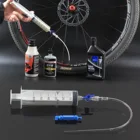 Инструмент для инжекции жидкости бескамерных шин для велосипеда 60 мл герметик для бескамерных шин шприц для инжектора резиновый шланг набор инструментов для ремонта велосипеда