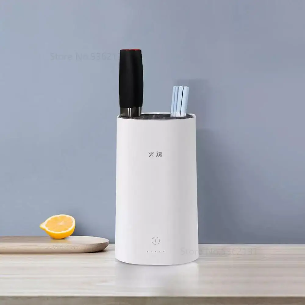 

Youpin Intelligent UV Disinfection Chopsticks Knife Holder Hot Air Dryer High Temperature Sterilizer Kitchen Knife Holder Rack